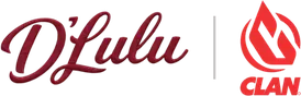D'Lulu × CLAN logo color